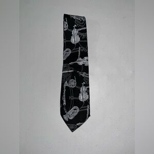 NWOT Musical Instrument Patterned Tie